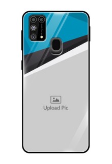 Galaxy F41 Photo Printing on Glass Case  - Simple Pattern Photo Upload Design