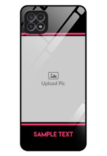 Galaxy F42 5G Custom Glass Mobile Case  - with Add Text Design