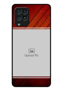 Galaxy F62 Personalized Glass Phone Case - Leather Phone Case Design