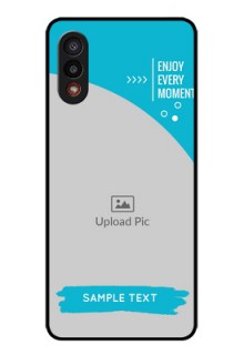 Galaxy M02 Custom Glass Mobile Case - Happy Moment Design