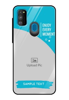Samsung Galaxy M30s Custom Glass Mobile Case  - Happy Moment Design