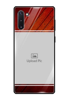 Galaxy Note 10 Personalized Glass Phone Case  - Leather Phone Case Design