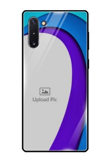 Galaxy Note 10 Photo Printing on Glass Case  - Simple Pattern Design