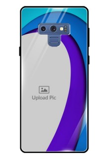 Galaxy Note 9 Photo Printing on Glass Case  - Simple Pattern Design