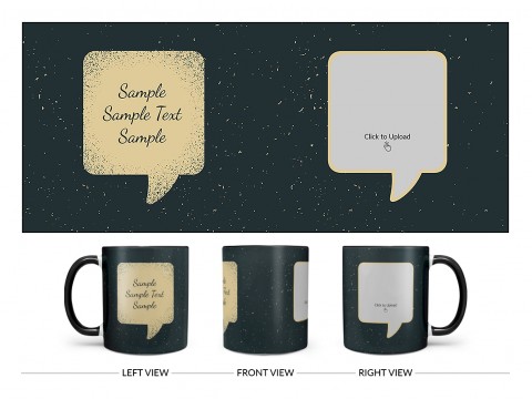 Dream Design On Dual Tone Black Mug
