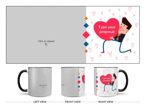 Proposal Design On Dual Tone Black Mug Proposal Design On Dual Tone Black Mug