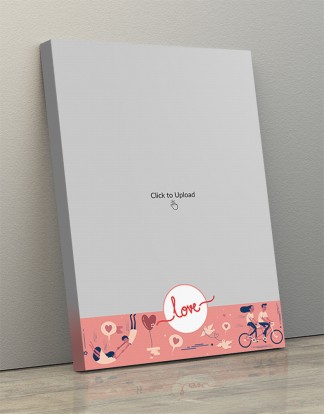 Photo Canvas Frames 10x14 - Love Cycle Design