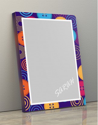 Photo Canvas Frames 10x14 - Buttons Background Design