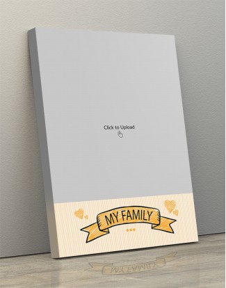 Photo Canvas Frames 12x17 - My Family  Design Photo Canvas Frames 12x17 - My Family  Design