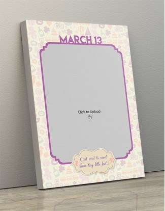 Photo Canvas Frames 12x17 - Tiny Little Feet Baby  Design Photo Canvas Frames 12x17 - Tiny Little Feet Baby  Design