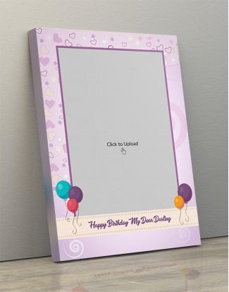 Photo Canvas Frames 12x17 - Birthday Balloons Design Photo Canvas Frames 12x17 - Birthday Balloons Design