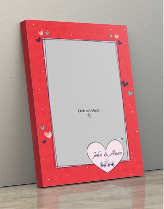 Photo Canvas Frames 12x17 - Love Rain With Abstract Frame Design Photo Canvas Frames 12x17 - Love Rain With Abstract Frame Design