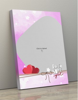 Photo Canvas Frames 12x17 - Awesome Girl   Design Photo Canvas Frames 12x17 - Awesome Girl   Design