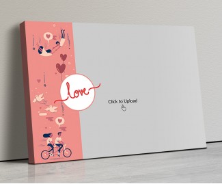 Photo Canvas Frames 14x10 - Love Cycle Design