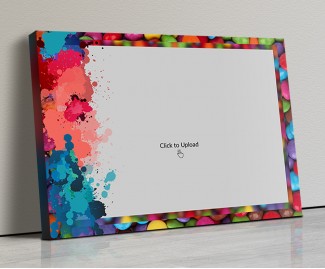 Photo Canvas Frames 14x10 - Water Color Splash Design