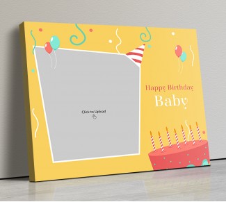 Photo Canvas Frames 14x12 - Birthday Blast Design