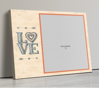 Photo Canvas Frames 14x12 - Love Arrows Design