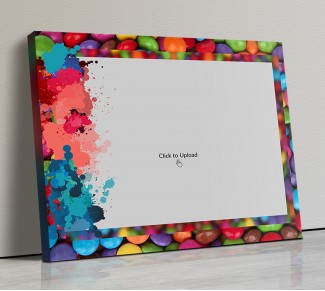 Photo Canvas Frames 14x12 - Water Color Splash Design