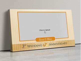 Photo Canvas Frames 17x10 - Wedding Anniversary Special Design