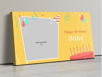 Photo Canvas Frames 17x10 - Birthday Blast Design