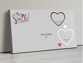 Photo Canvas Frames 17x10 - You Make Me Smile  Design