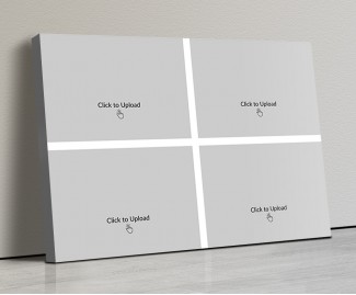 Photo Canvas Frames 17x12 - 4 Pic Upload  Design Photo Canvas Frames 17x12 - 4 Pic Upload  Design