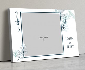 Photo Canvas Frames 17x12 - Florals Love Frame Design