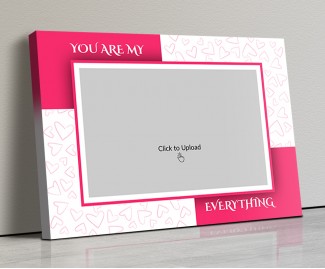 Photo Canvas Frames 17x12 - You Are My Everything  With Love Sketch Design Photo Canvas Frames 17x12 - You Are My Everything  With Love Sketch Design