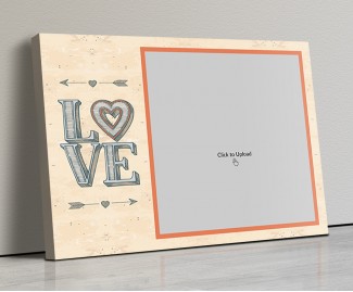 Photo Canvas Frames 17x12 - Love Arrows Design Photo Canvas Frames 17x12 - Love Arrows Design