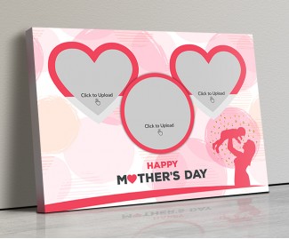 Photo Canvas Frames 17x12 - Mothers Day Special Design Photo Canvas Frames 17x12 - Mothers Day Special Design