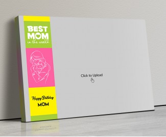 Photo Canvas Frames 17x12 - Mom And Baby Line Art Design Photo Canvas Frames 17x12 - Mom And Baby Line Art Design