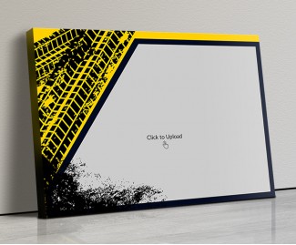 Photo Canvas Frames 17x12 - Yellow Graffiti Frame Design Photo Canvas Frames 17x12 - Yellow Graffiti Frame Design