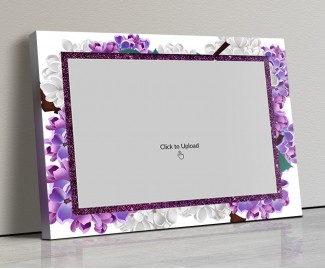 Photo Canvas Frames 17x12 - Lavender Floral  Design