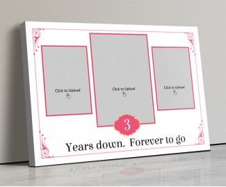 Photo Canvas Frames 20x14 - Vintage Frame With Quotation Design