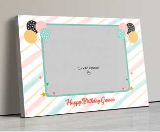 Photo Canvas Frames 20x14 - Happy Birthday Granny Design