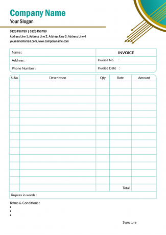 Premium Bill Book Design Premium Bill Book Design