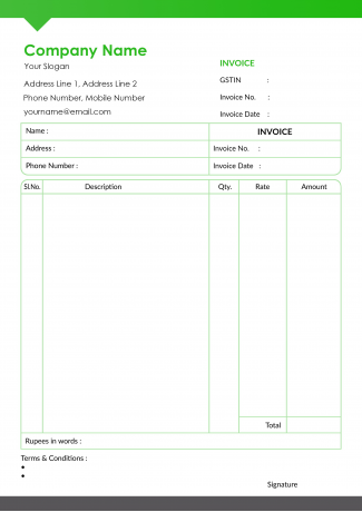 Management Bill Book Design Management Bill Book Design