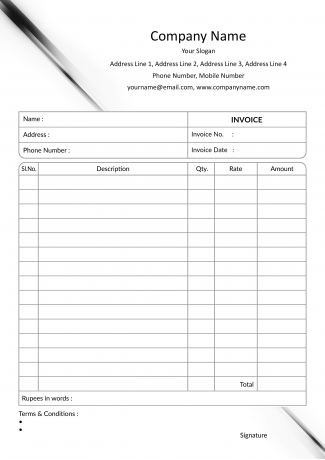Advocate Bill Book Design Advocate Bill Book Design
