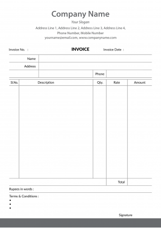 Consultancy  Bill Book Design Consultancy  Bill Book Design