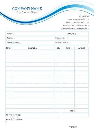 Professional  Bill Book Design Professional  Bill Book Design