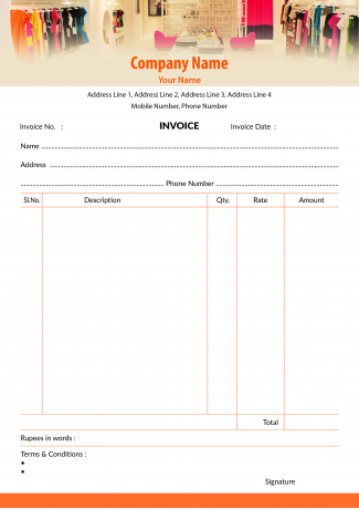 Saree Shop Bill Book Design Saree Shop Bill Book Design