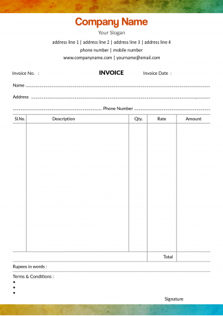 Premium  Bill Book Design Premium  Bill Book Design