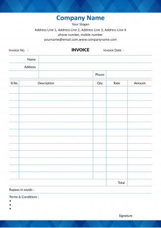 Premium Bill Book Design Premium Bill Book Design
