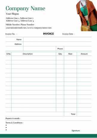 Fashion Designer Bill Book Design Fashion Designer Bill Book Design