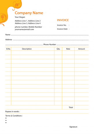 Premium Bill Book Design Premium Bill Book Design