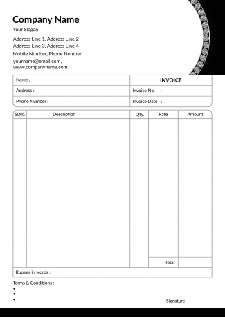 Premium Bill Book Design Premium Bill Book Design