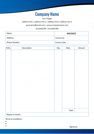 Professional Bill Book Design Professional Bill Book Design