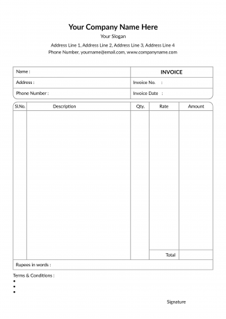 Industry Bill Book Design