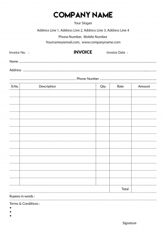 Advocate Bill Book Design Advocate Bill Book Design
