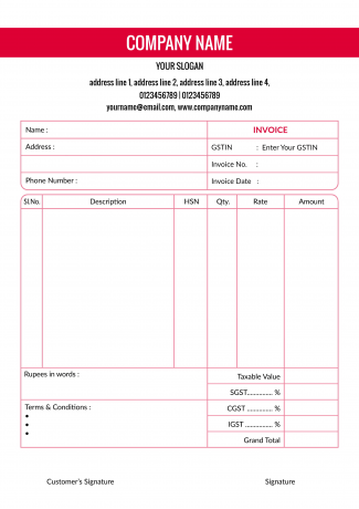 Red And White Bill Book Red And White Bill Book